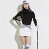 Áo golf nữ sọc logo hai bên tay Passardi Golf Hàn Quốc