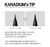 Kẻ mắt nước chống trôi Karadium Waterproof Brush Eyeliner Black