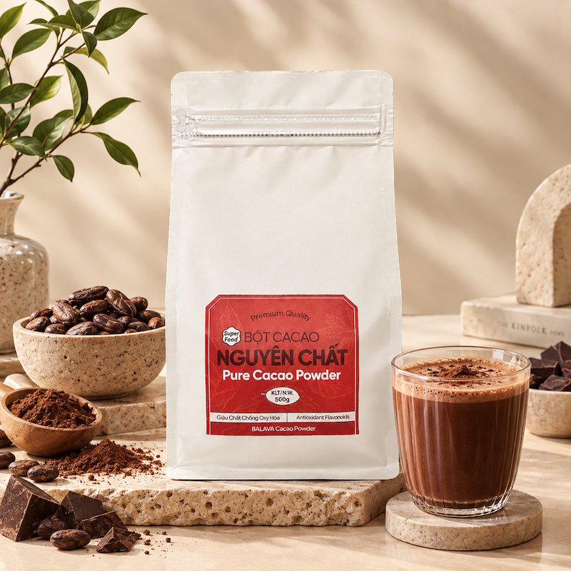 Bột Cacao Nguyên Chất 500GR