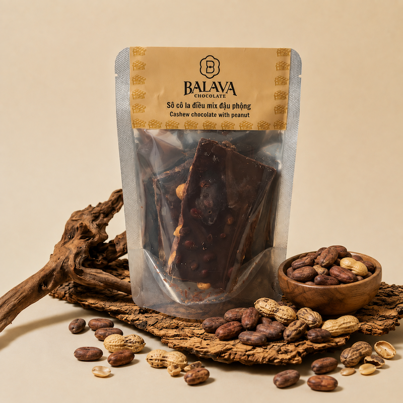 Socola Điều Mix Đậu Phộng