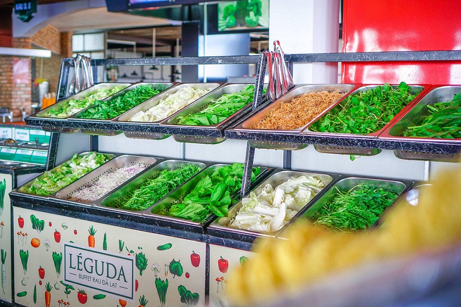 Buffet rau Léguda Đà Lạt