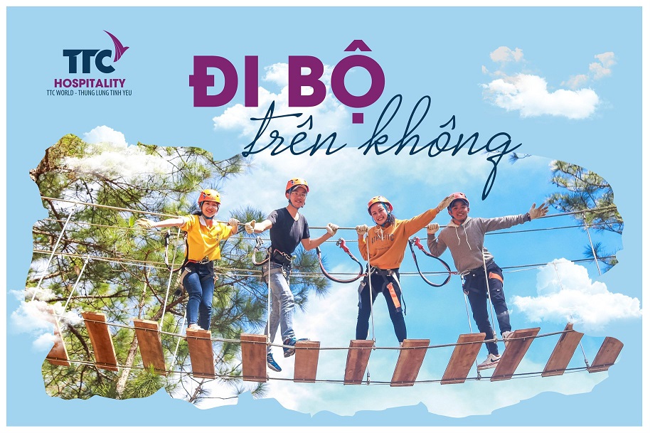 Combo vé Đi bộ trên không và tham quan Thung lũng tình yêu Đà Lạt