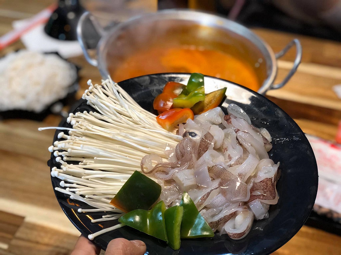 Lẩu mực Đại Lãnh Đà Lạt
