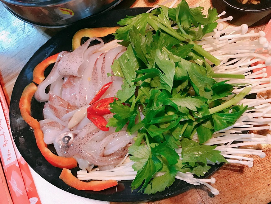Lẩu mực Đại Lãnh Đà Lạt