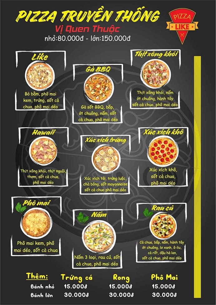 Đặt chỗ tại Pizza Like Đà Lạt