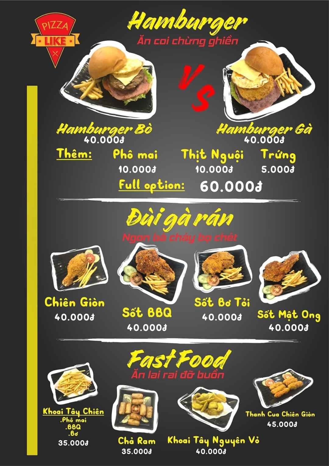 Đặt chỗ tại Pizza Like Đà Lạt
