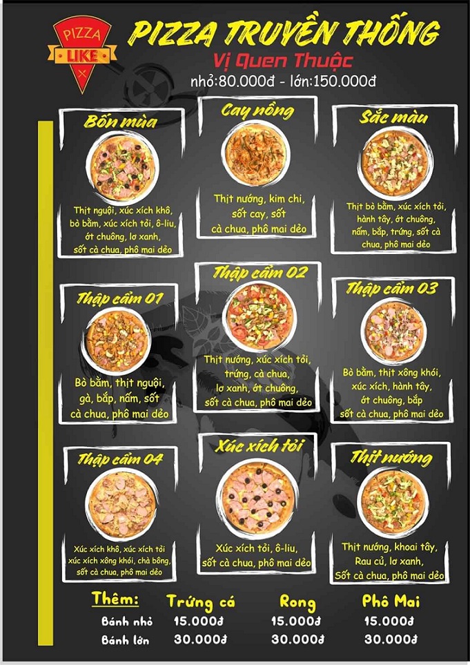 Đặt chỗ tại Pizza Like Đà Lạt