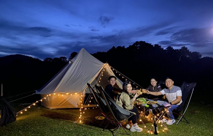 Tour cắm trại tại đồi Đa Phú Đà Lạt