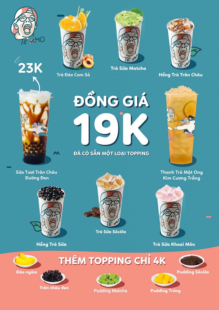 Trà sữa Te Amo Đà Lạt