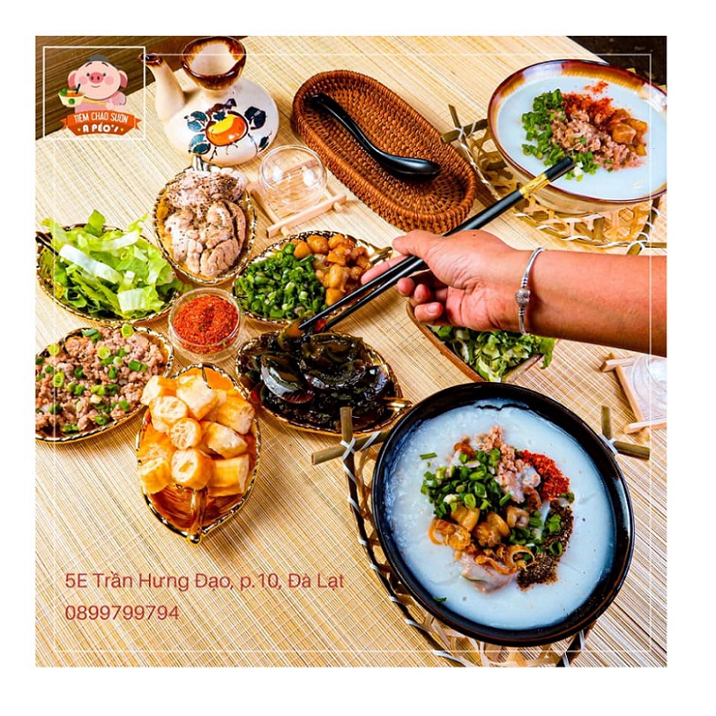 Tiệm cháo sườn A Péos Đà Lạt