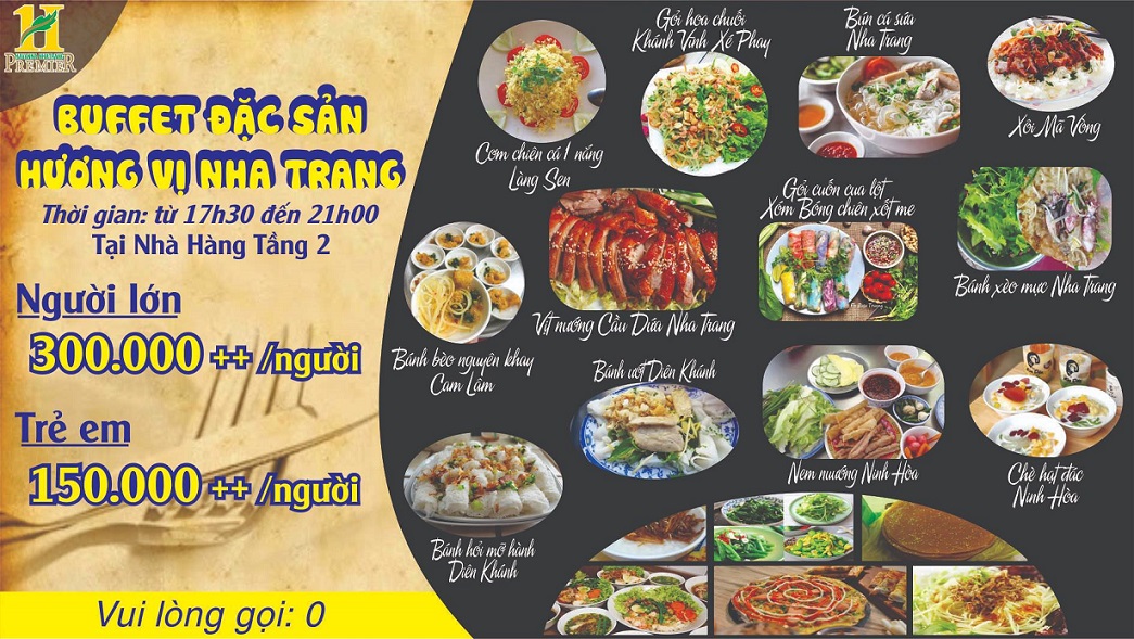 Buffet tại khách sạn Havana Nha Trang