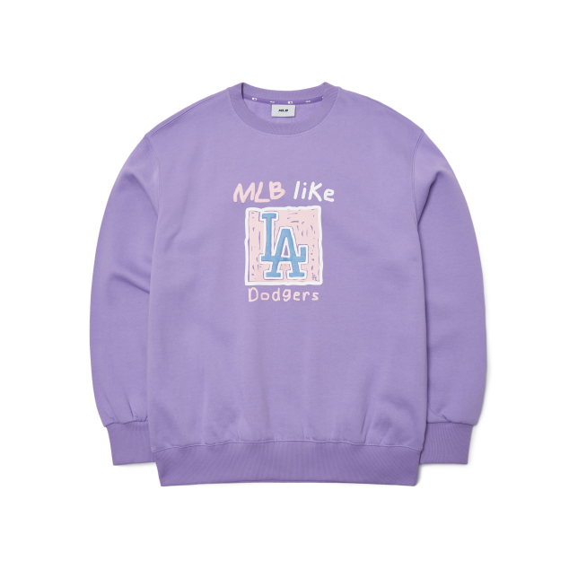 Áo Sweatshirt MLB LIKE Square Print Warm Overfit