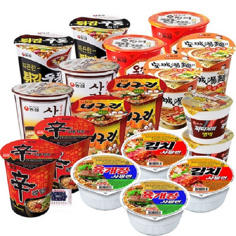 Set mì ly NONGSHIM (9 loại x 18 ly)