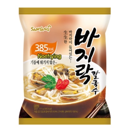 Mì thịt nghêu thật SAMYANG Nonfrying (x4 gói)