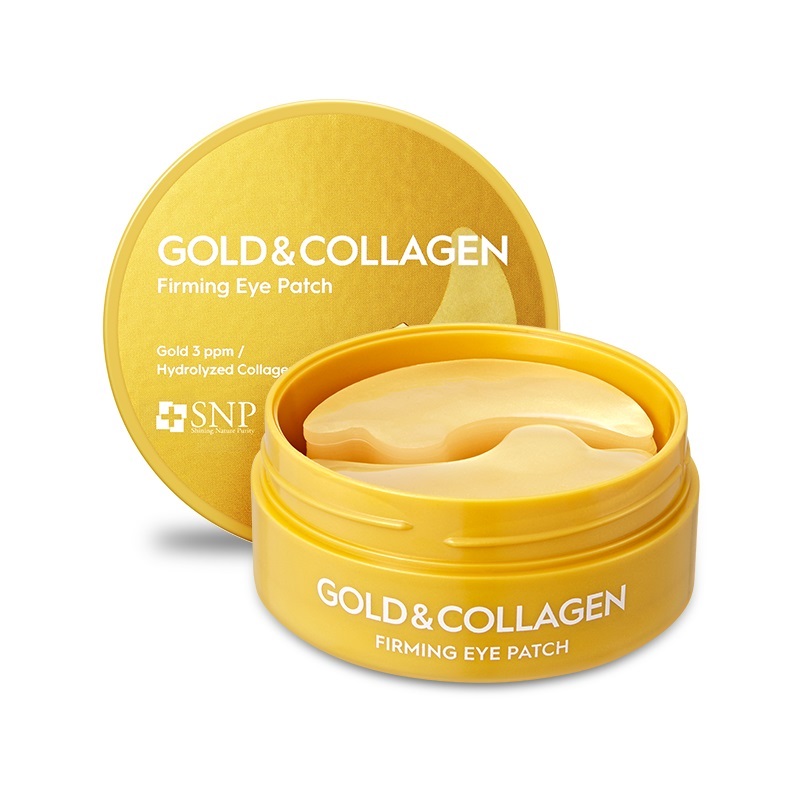 Mặt nạ dưỡng mắt SNP Gold Collagen Eye Patch Hàn Quốc