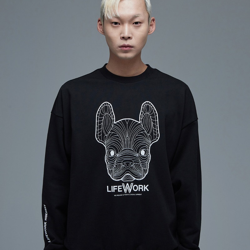 Áo nỉ logo Hipdog LIFEWORK BLACK EDITION