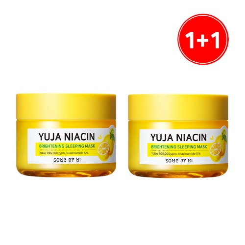 (1+1) Set 2 Mặt nạ ngủ Some By Mi Yuja Niacin 30 days Miracle Brightening Sleeping Mask 60g