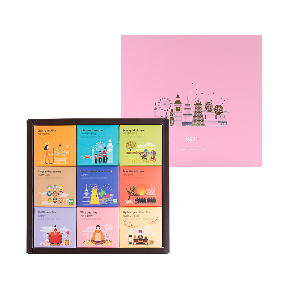 Set Quà tặng Trà World Tea Collection Ssanggye Hàn Quốc