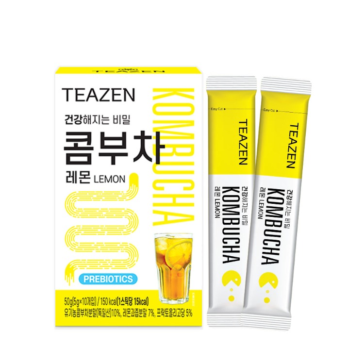 Trà Kombucha Teazen Hàn Quốc (Hộp 10 gói x5g)