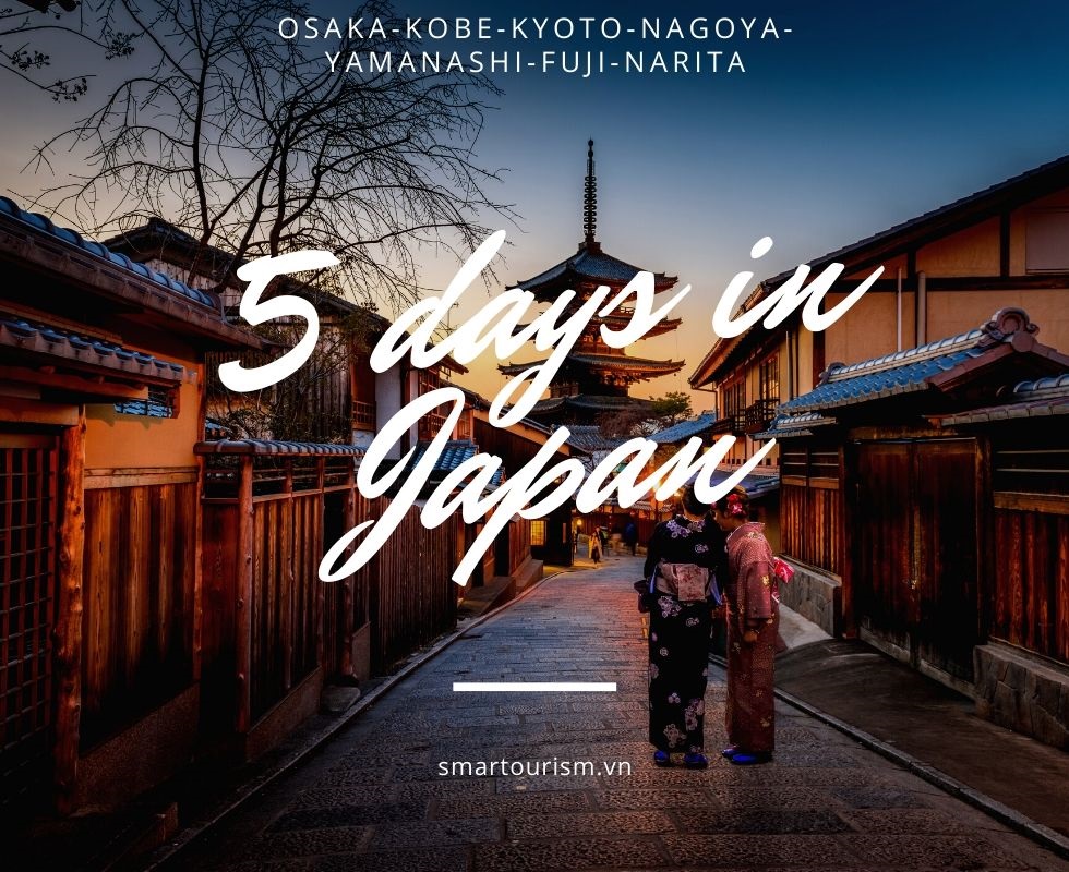 Bay đến Nhật Bản 5N5Đ