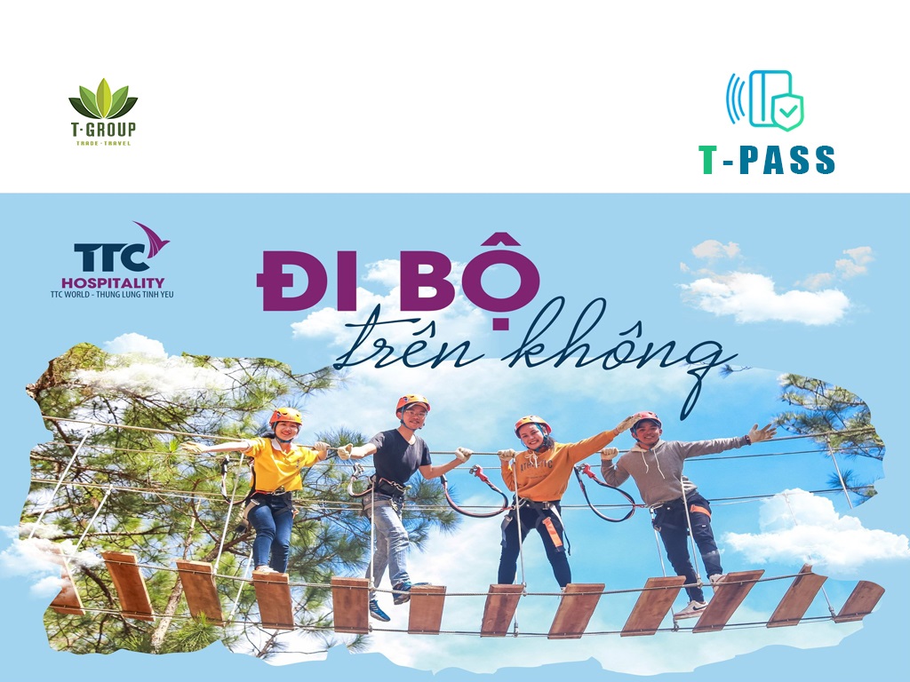 Combo vé Đi bộ trên không và tham quan Thung lũng tình yêu Đà Lạt