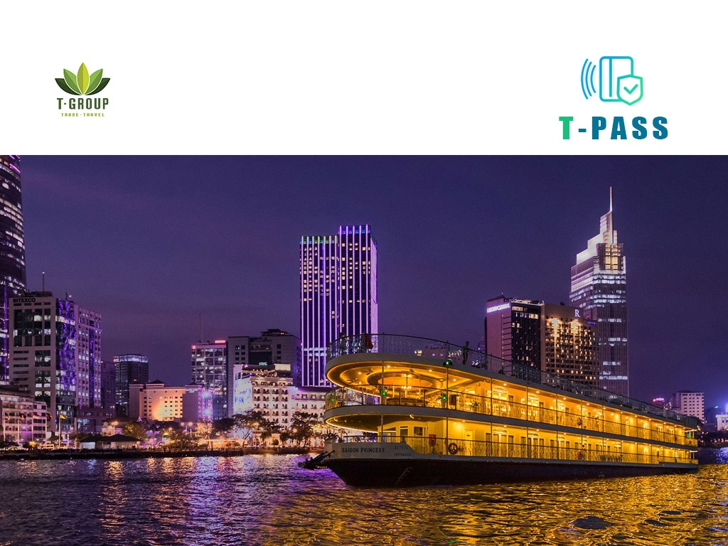 Bữa tối trên du thuyền Tàu Sài Gòn tại Hồ Chí Minh