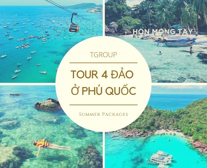Trọn ngày tham quan 4 đảo - Phú Quốc