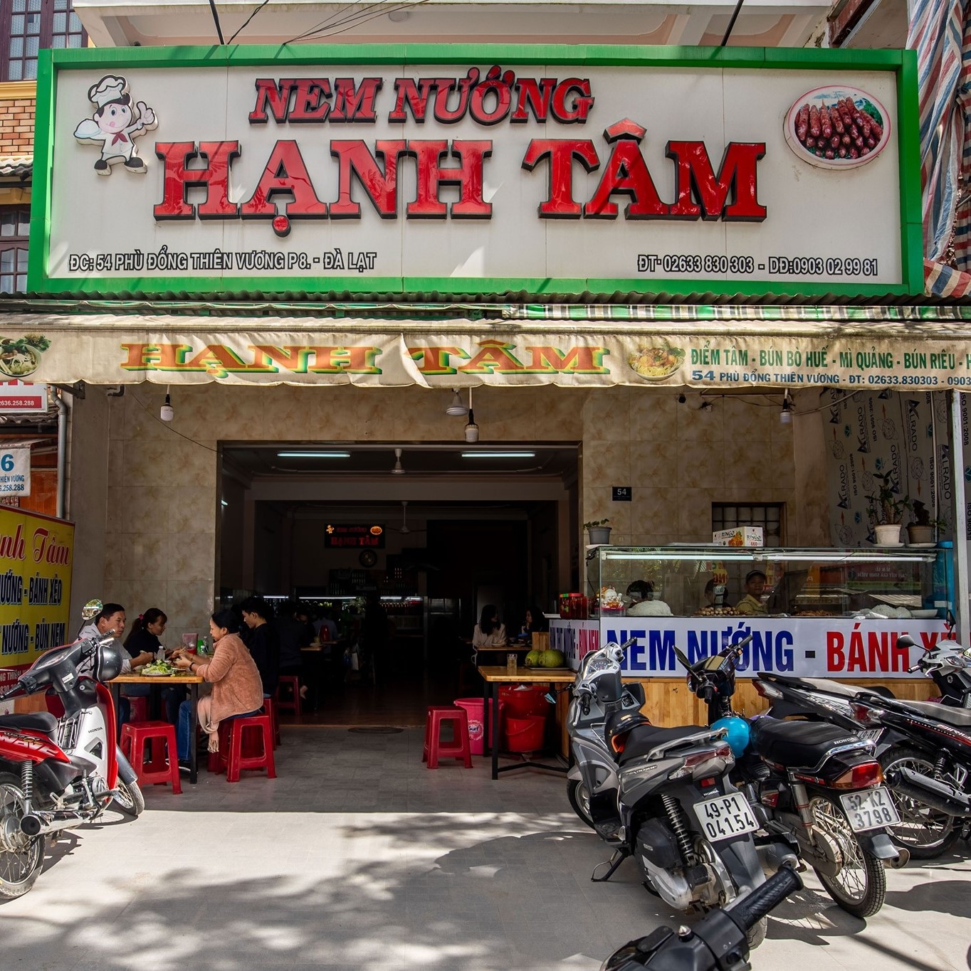 Nem nướng Hạnh Tâm Đà Lạt 
