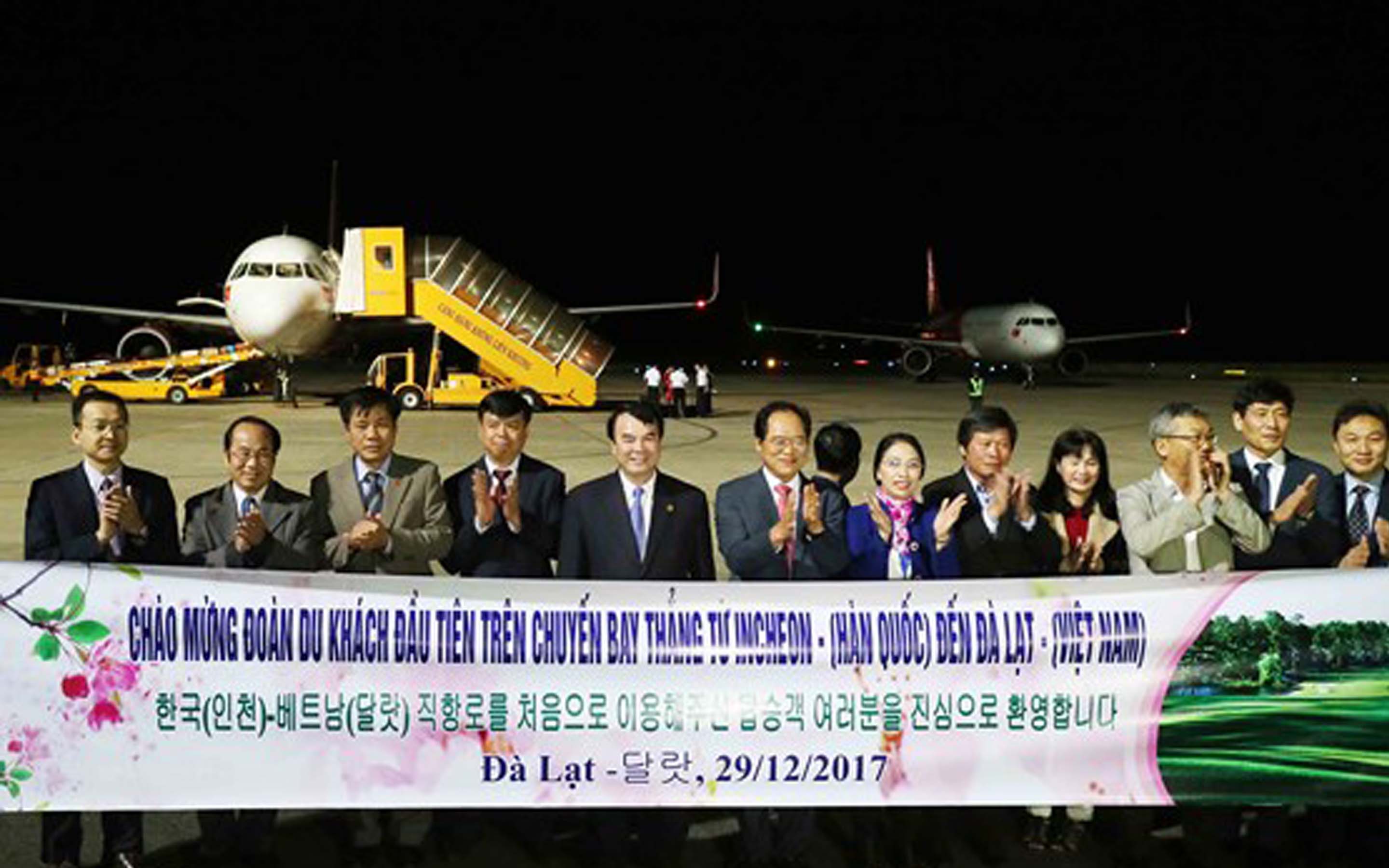 Lễ chào mừng mở đường bay Incheon - Đà Lạt