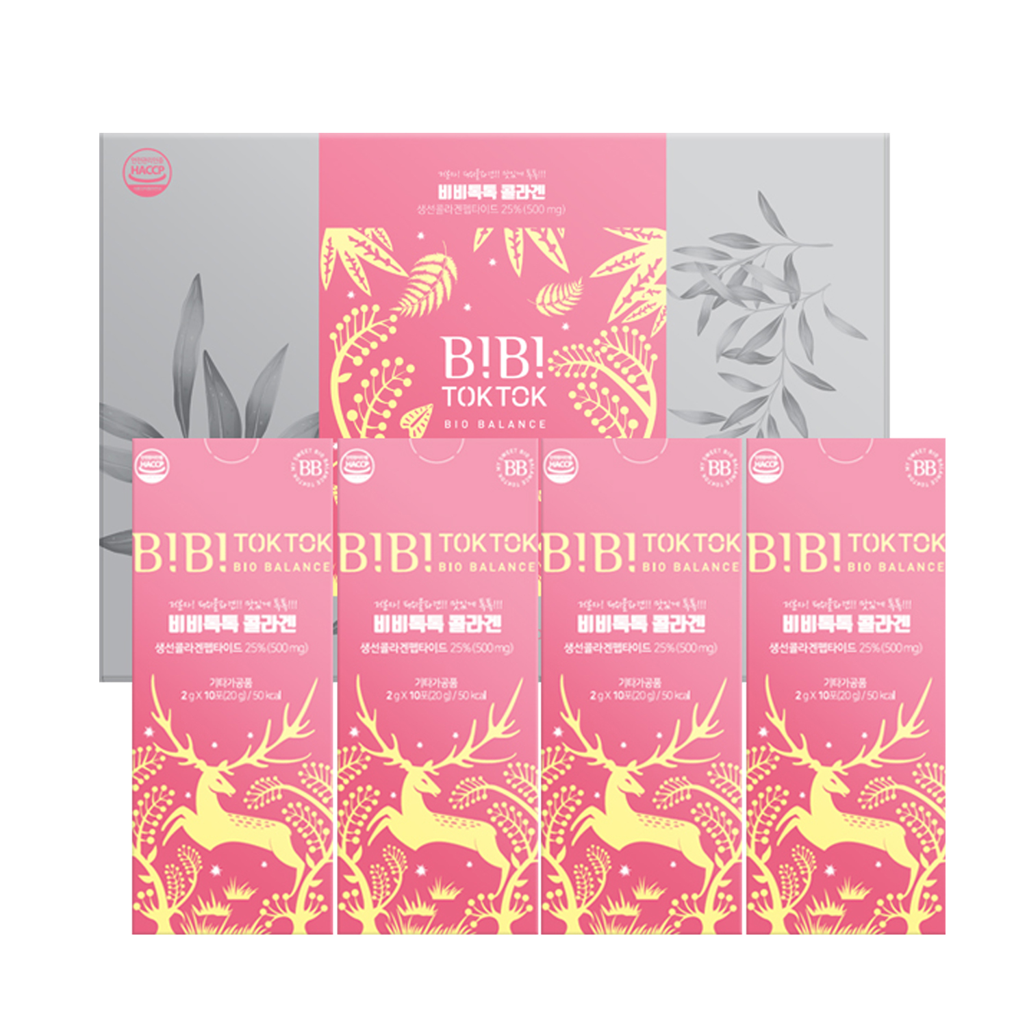 Collagen BiBi TokTok (2g x 10 gói x 4 hộp)