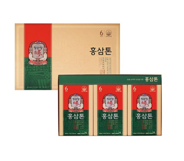 Nước Uống Hồng Sâm Pha Sẵn KGC Cheong Kwan Jang Tonic (50ml x 60 gói)