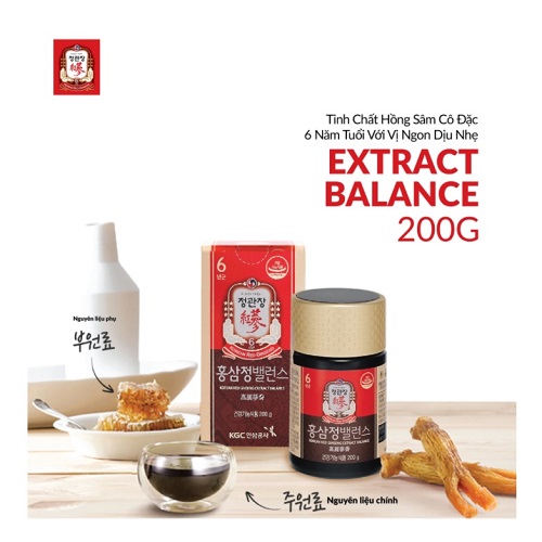 Tinh Chất Hồng Sâm Cô Đặc  Cheong Kwan Jang Extract Balance (200 gram)
