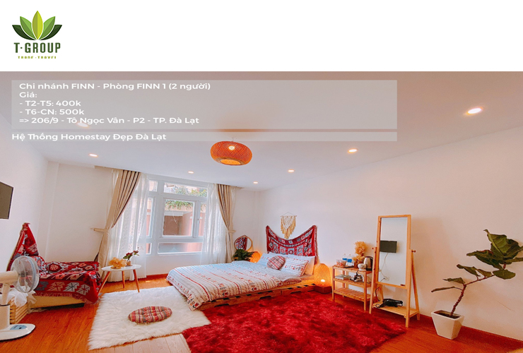 FINN Homestay - 206/9 Đường Tô Ngọc Vân, Phường 2, Đà Lạt 
