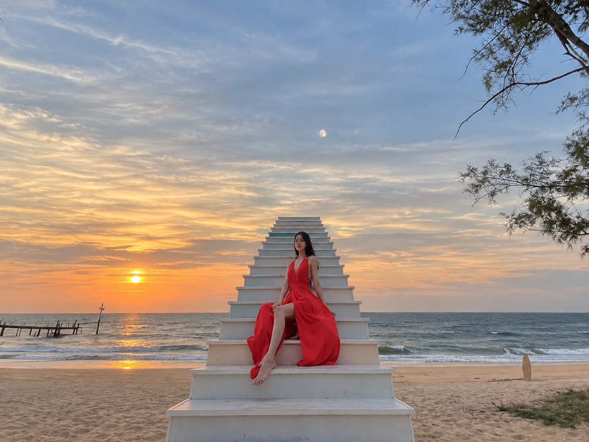 Sunset Sanato Beach Club – bãi biển ngắm hoàng hôn Bãi Trường, Phú Quốc