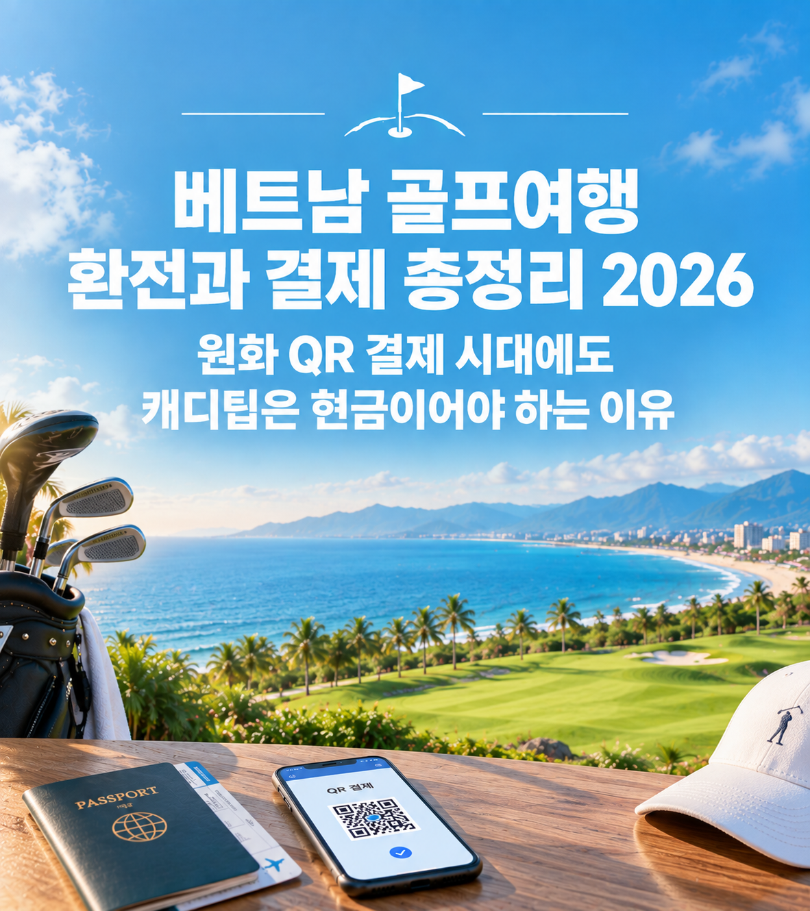 베트남 골프여행 환전과 결제 총정리 2026 — 원화 QR 결제 시대에도 캐디팁은 현금이어야 하는 이유