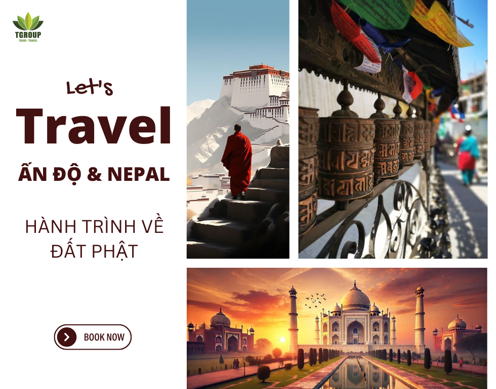 Du Lịch Hành Hương: Ấn Độ - Nepal 2025 | Hành Trình Về Đất Phật 7N6D