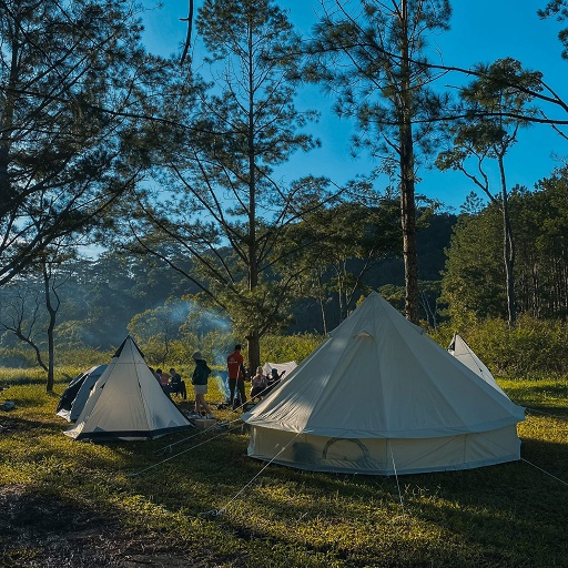 Tour cắm trại + chèo thuyền Hồ Tuyền  Lâm
