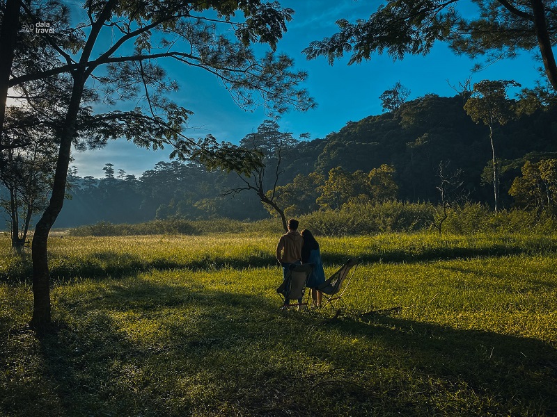Tour cắm trại + chèo thuyền Hồ Tuyền  Lâm
