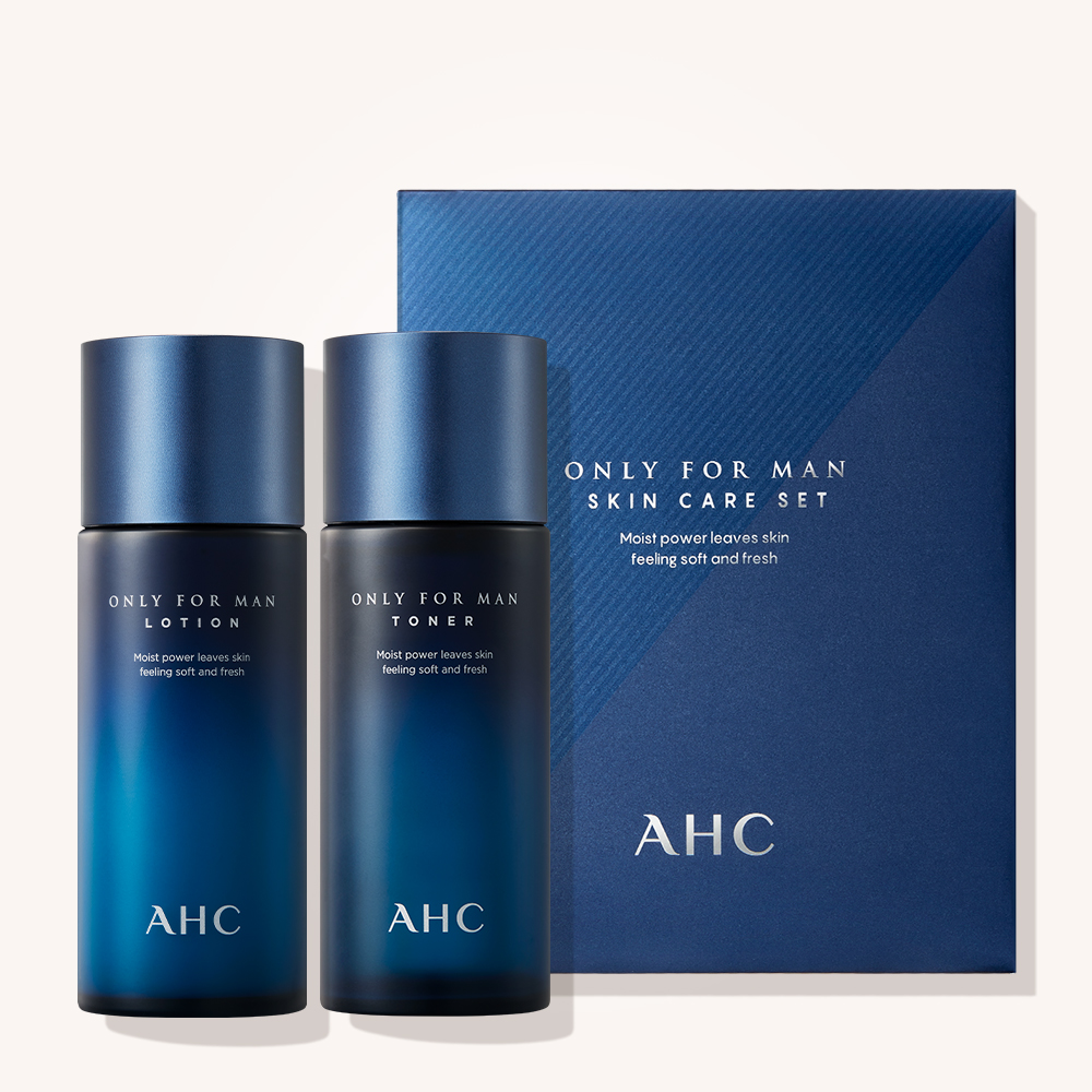 Bộ 2 sản phẩm chăm sóc da cho nam AHC Only For Man/ Toner-Lotion 150ml 