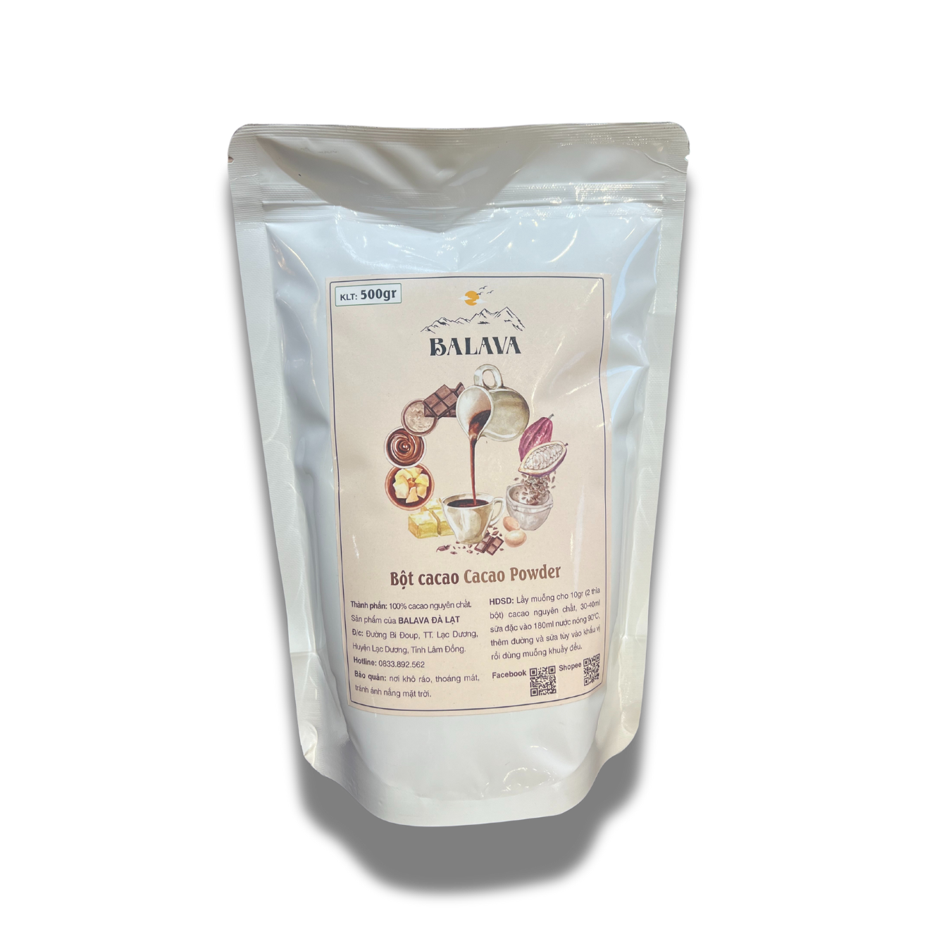 Bột ca cao CACAO POWDER BALAVA