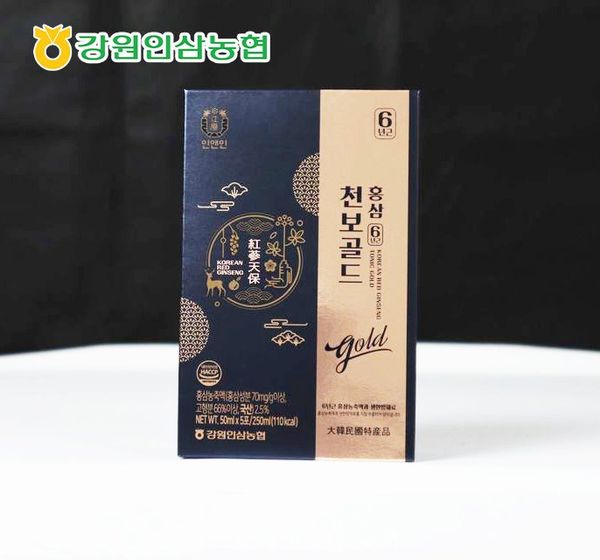 Nước Hồng Sâm Cheonbo Gold Chính Hãng Gangwon (10ml x 30 gói)