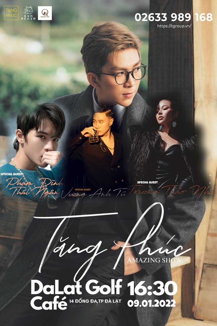 [Đã kết thúc] Vé Amazing Show tại Dalat Golf Café tháng 01/2022