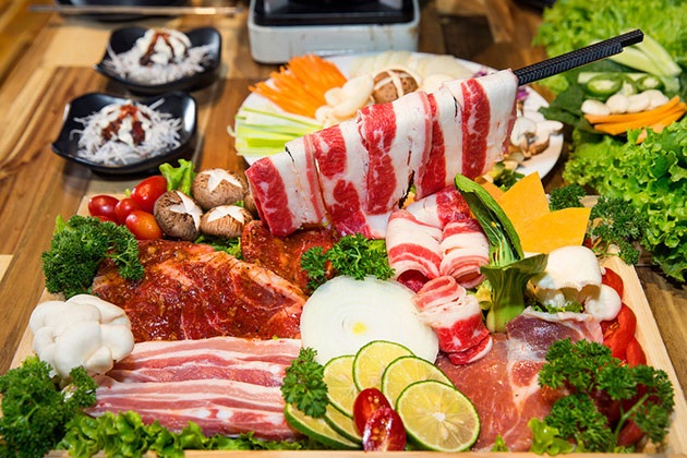 Set nguyên liệu BBQ tùy chọn